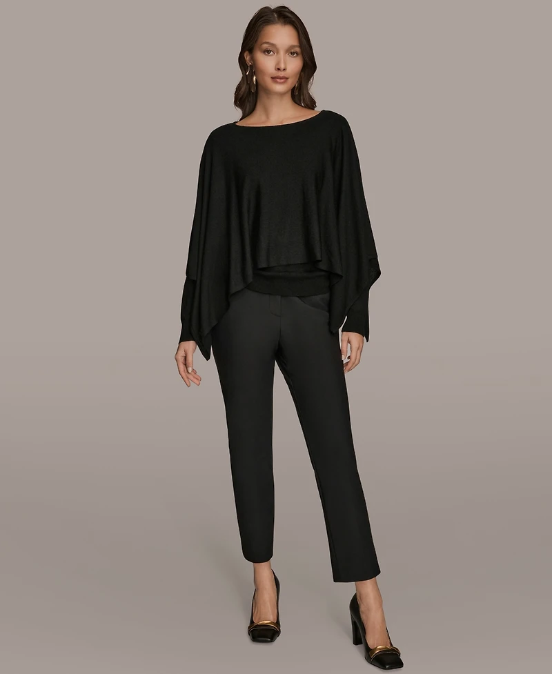 Donna Karan New York Women's Long Sleeve Cape Sweater