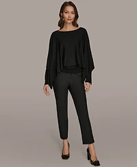 Donna Karan New York Women's Long Sleeve Cape Sweater