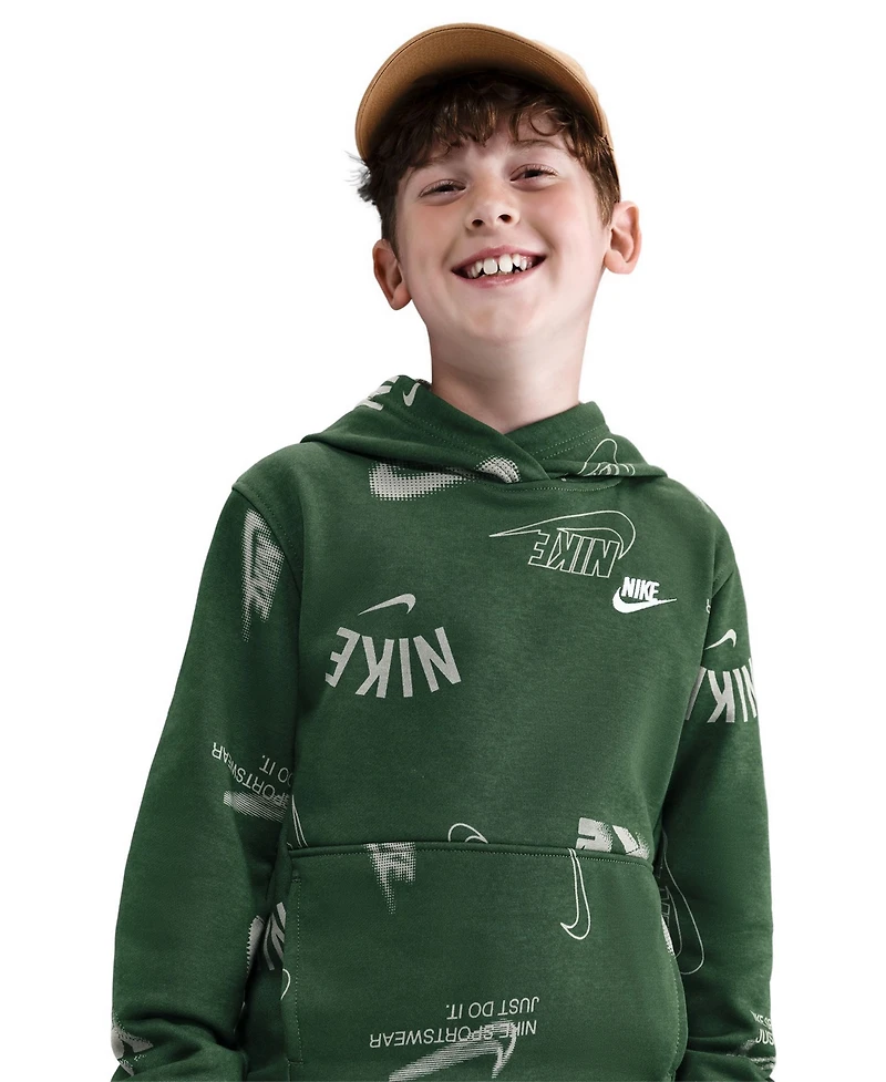 Nike Sportswear Big Kids Club French Terry Hoodie
