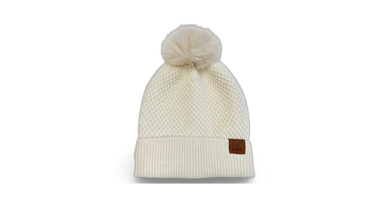 Women's Pom Pom Beanie - Tan