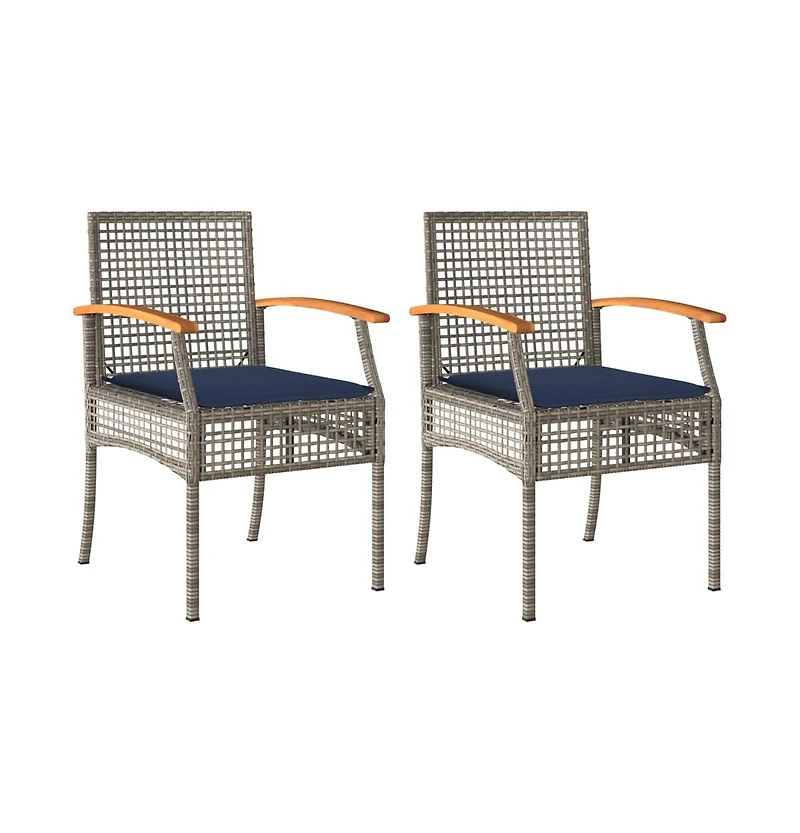 Garden Chair Grey and brown