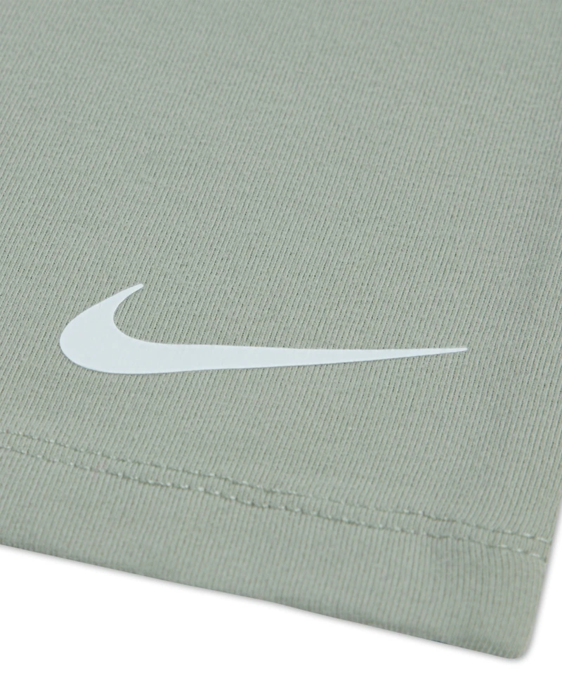 Nike Girls 2T-6X 2-Piece Solid Crewneck Top and Leggings Set
