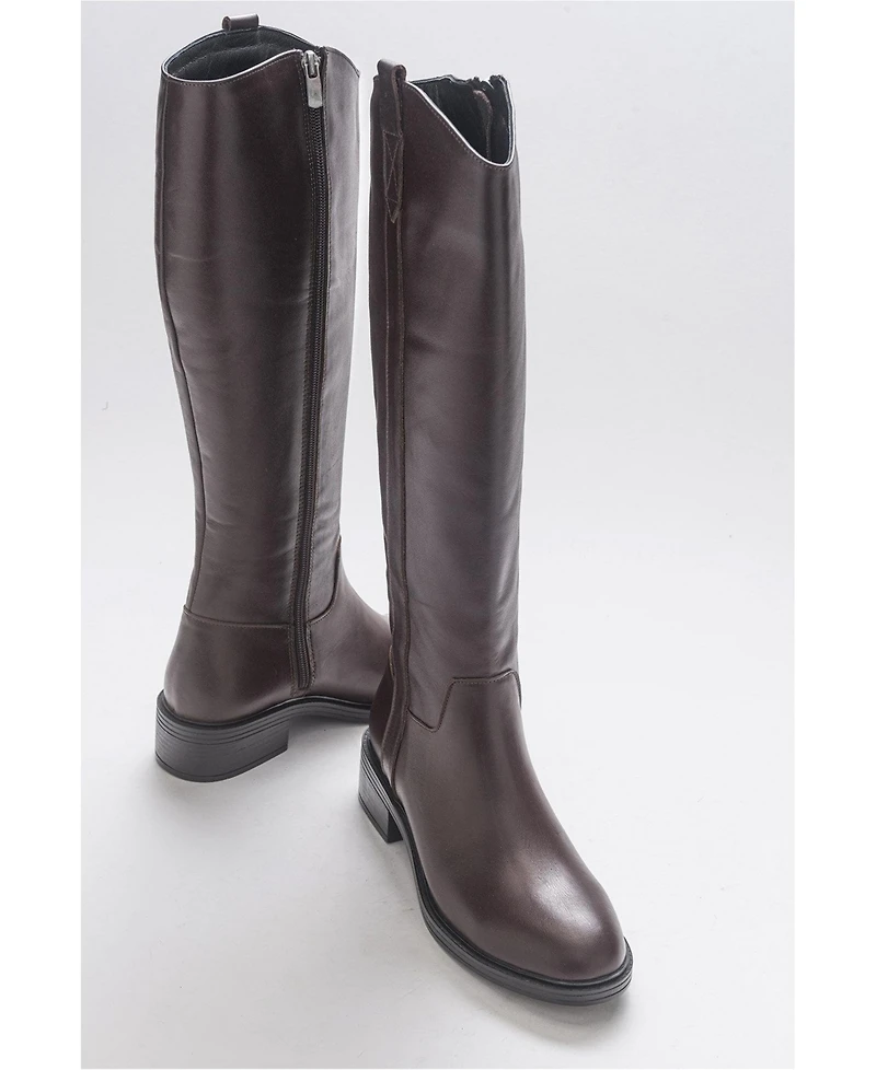 Forever & Always Shoes Acro Leather Boot (Women)