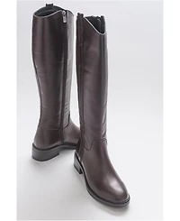 Forever & Always Shoes Acro Leather Boot (Women)