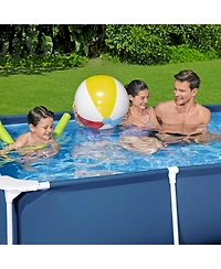 Bestway Steel Pro 8.5'x67"x24" Rectangular Above Ground Outdoor Swimming Pool