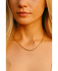 Hollywood Sensation Paperclip Link Necklace – Effortless Glamour for Any Occasion
