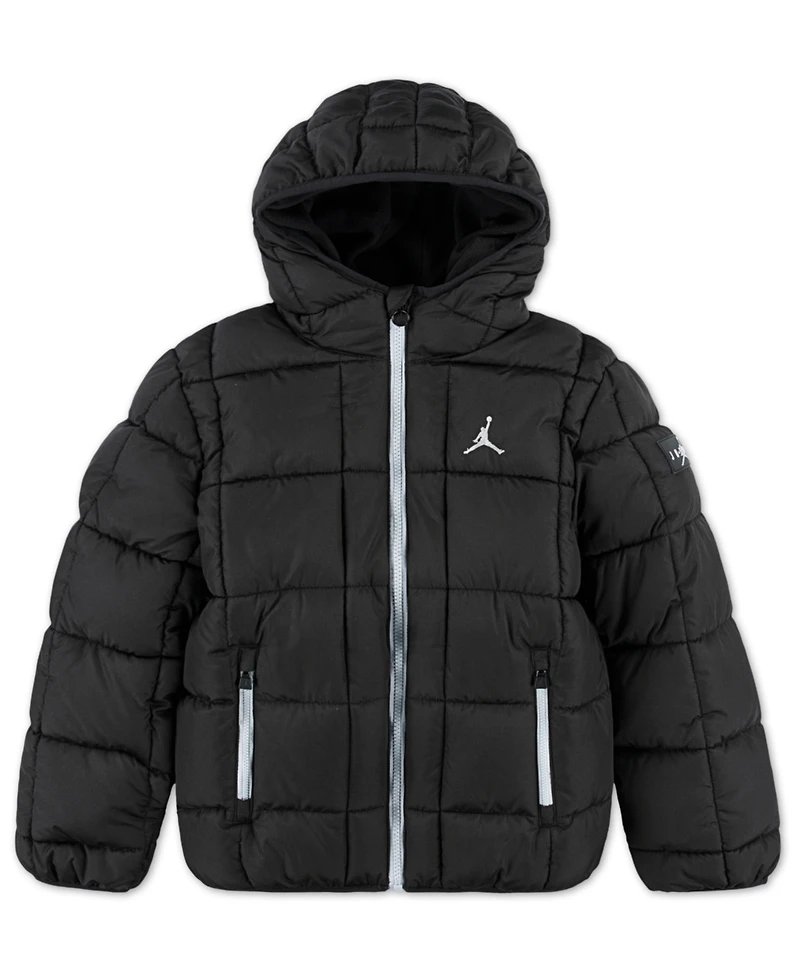 Jordan Boys 8-18 Quilted Hooded Long Sleeve Jacket
