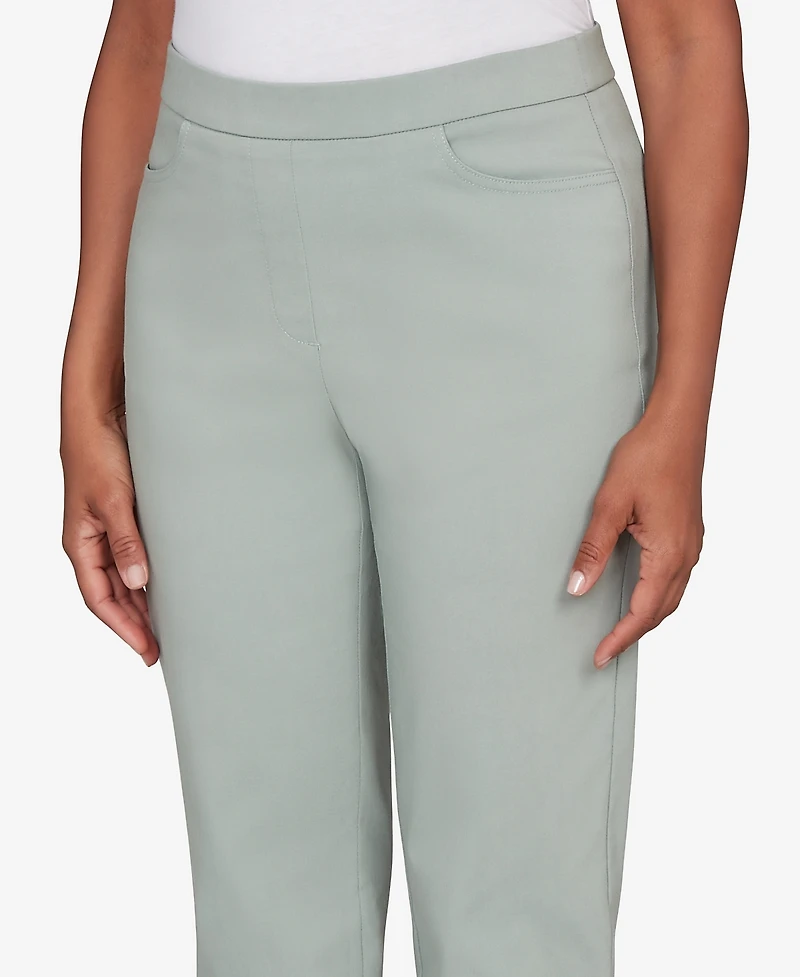 Alfred Dunner Petite Stockbridge Modern Millennium Average Length Pants