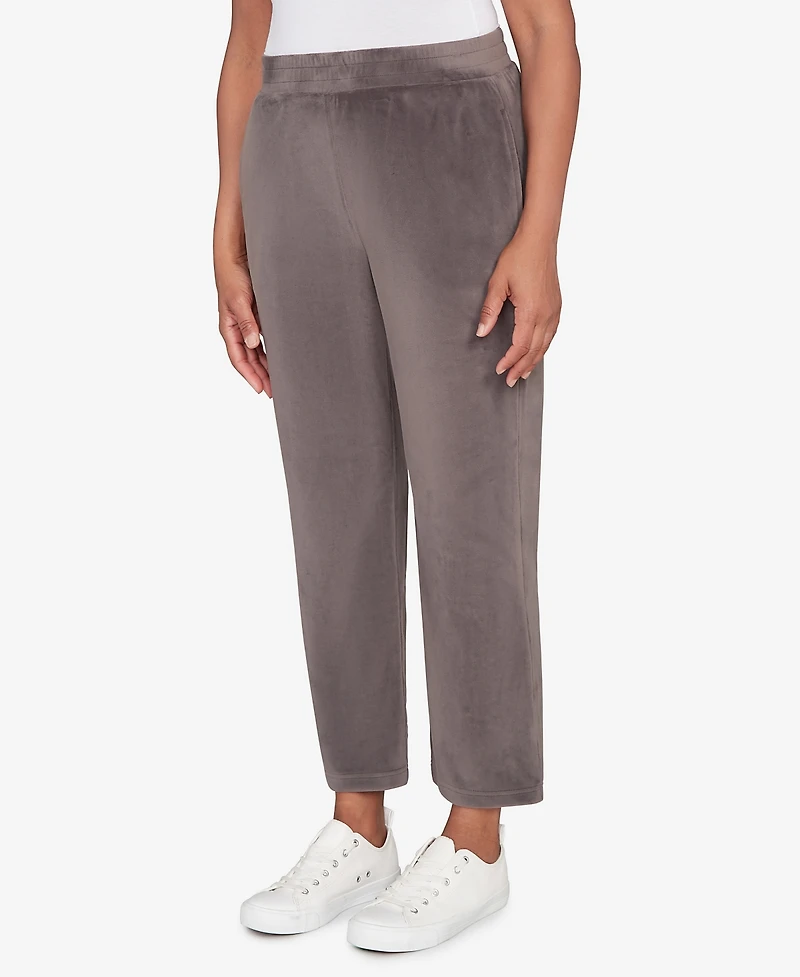 Alfred Dunner Petite Calm Luxe Double Knit Short Length Pants