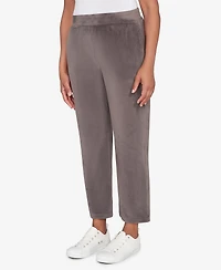 Alfred Dunner Petite Calm Luxe Double Knit Short Length Pants