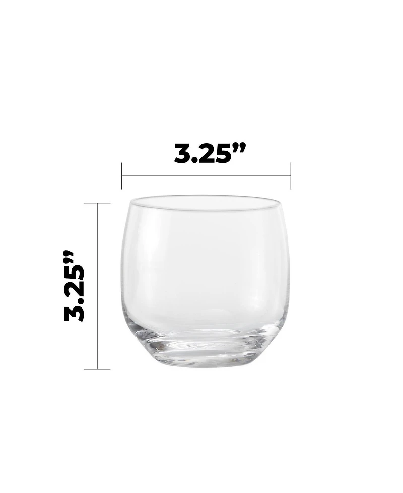 Fortessa Estiva Double Old-Fashioned Glasses, Set of 4