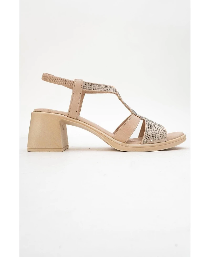 Forever & Always Shoes Dolen Leather Chunky Sandal (Women)