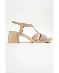 Forever & Always Shoes Dolen Leather Chunky Sandal (Women)