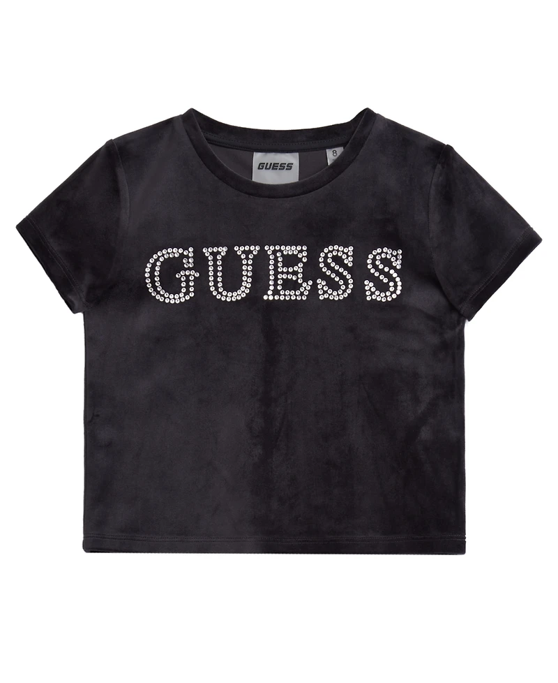 Guess Girls 8-16 Rhinestone-Embellished Pull-On T-Shirt