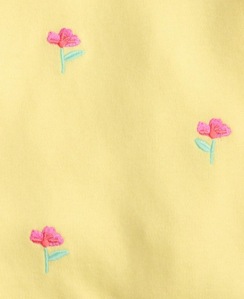 First Impressions Baby Girls Embroidered Flowers Short-Sleeve Top, Macy's Exclusive