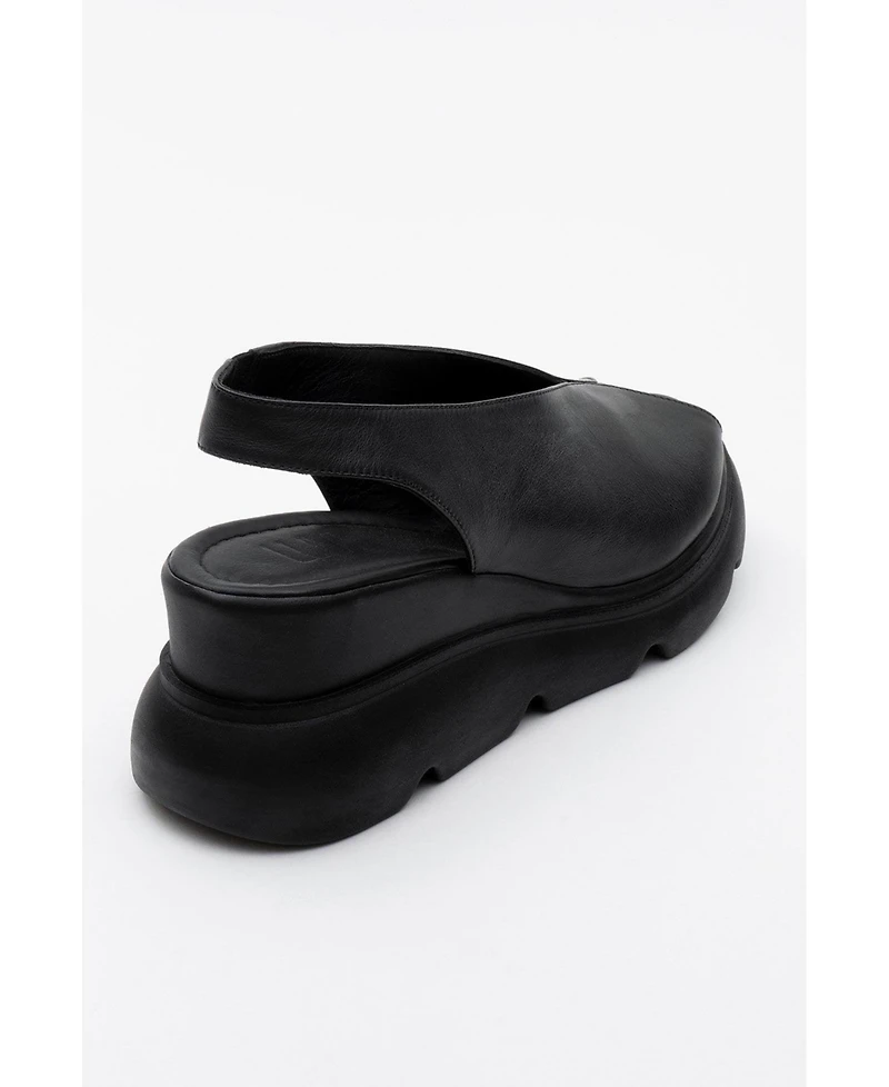 Forever & Always Shoes Sam Leather Platform Sandal (Women)
