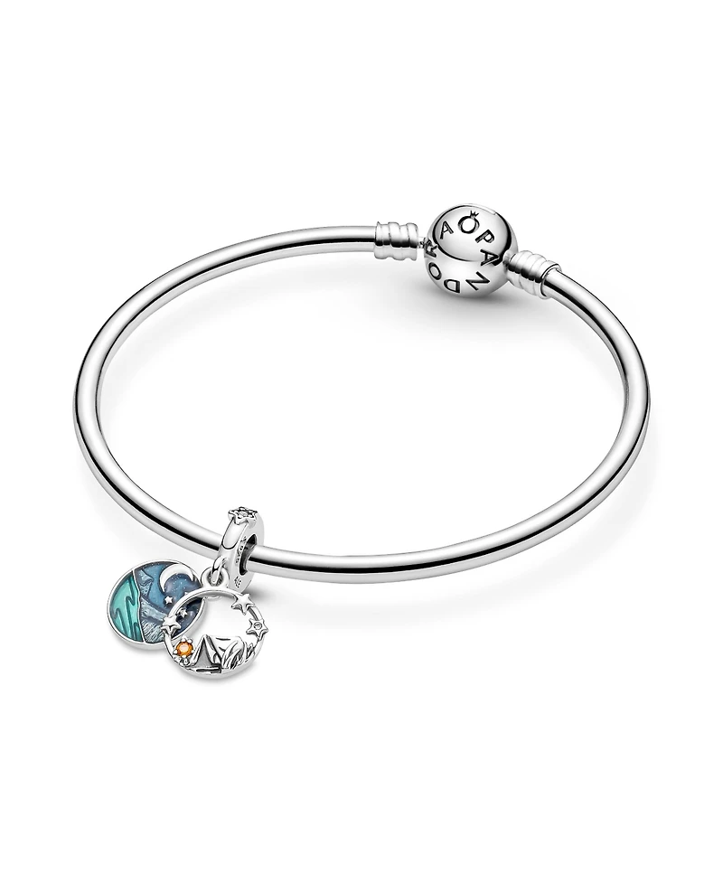 Pandora Sterling Silver Camping Double Dangle Charms