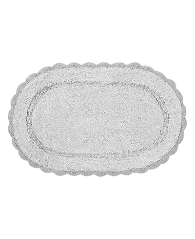 Laura Ashley Crochet Cotton Bath Rug