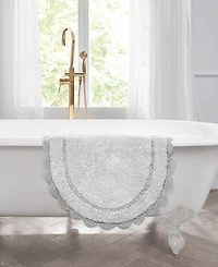 Laura Ashley Crochet Cotton Bath Rug