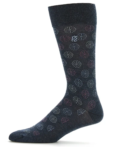 Perry Ellis Portfolio Men's Medallion Socks