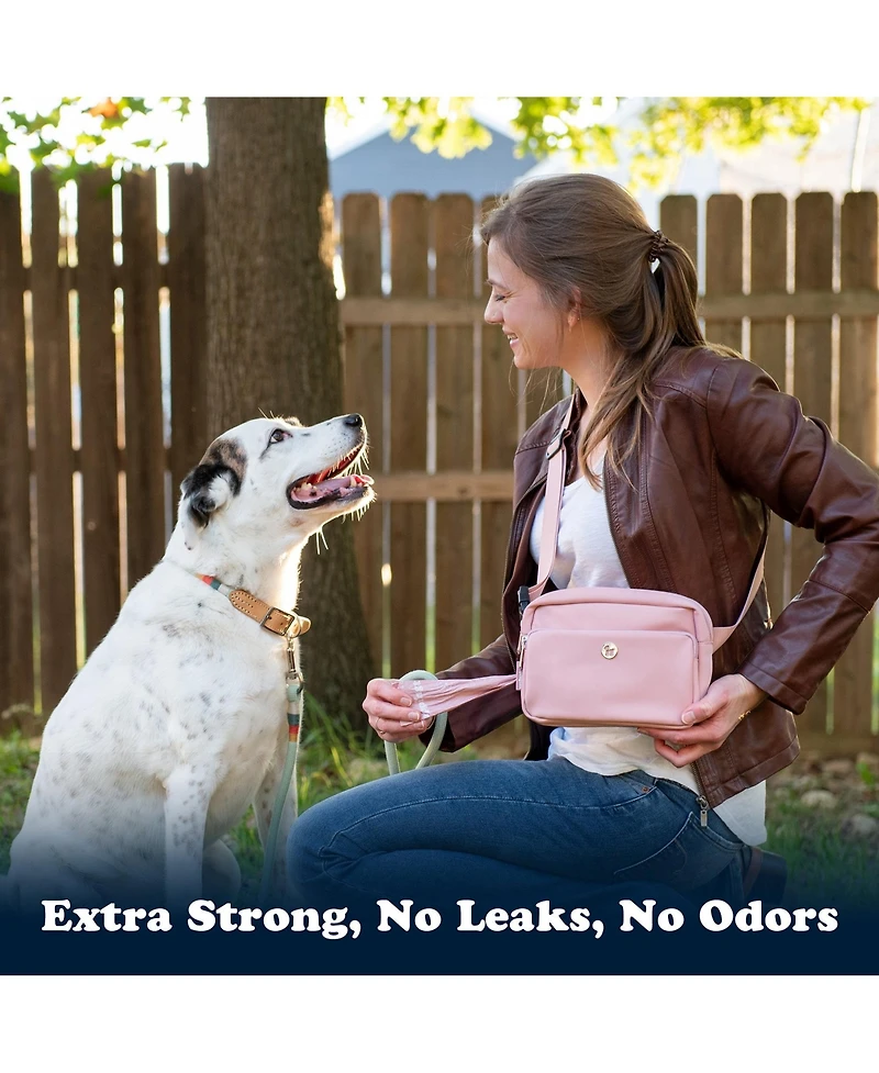 Compo Dog Poop Bags, 180 Bags, Blush Pink