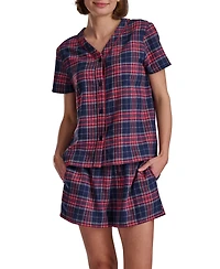 Tommy Hilfiger Women's 2-Piece Shorts Sleeve Top and Boxer Set