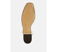 Karita Tweed Slingback Sandals Women