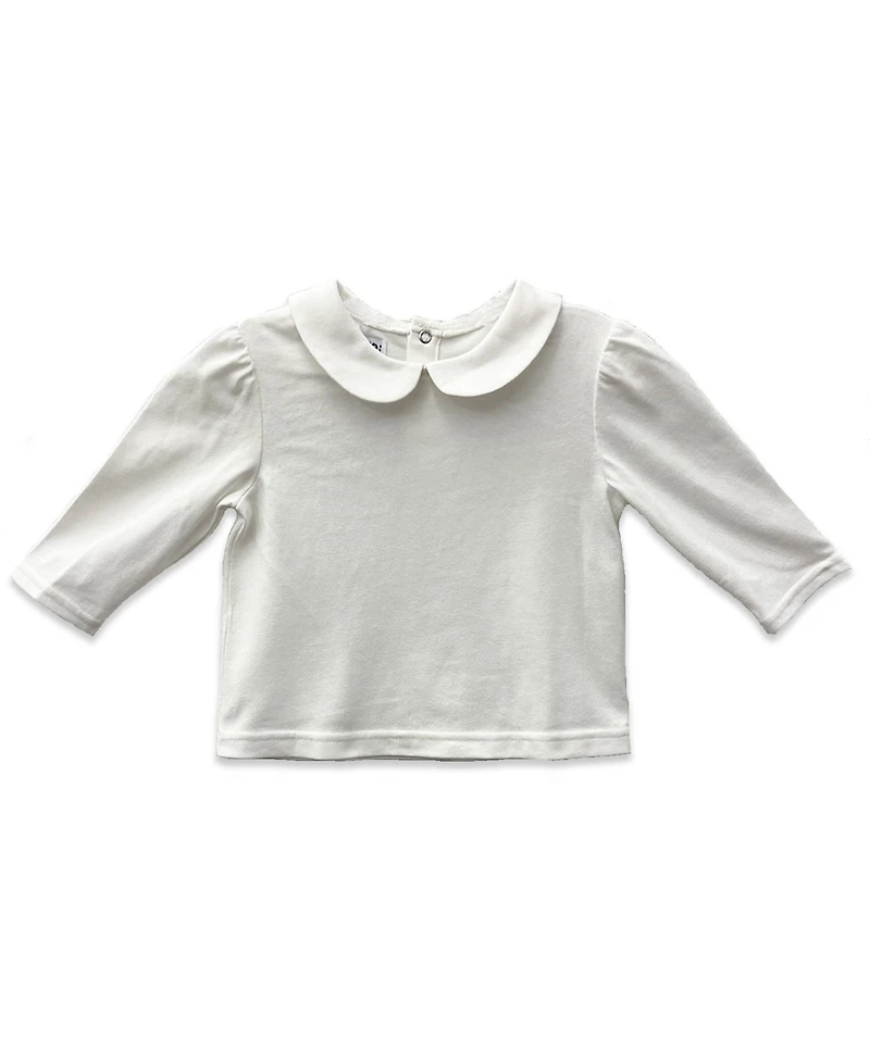 Blueberi Boulevard Baby Girls Boucle Pleated Fit-and-Flare Jumper Set