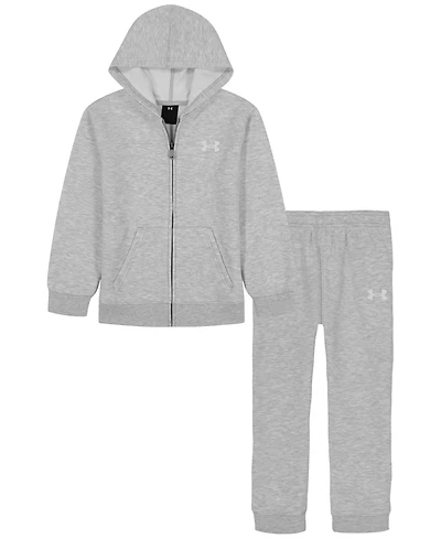 Under Armour Boys 2T-7 2-Piece Ua Logo Hoodie and Pants Set
