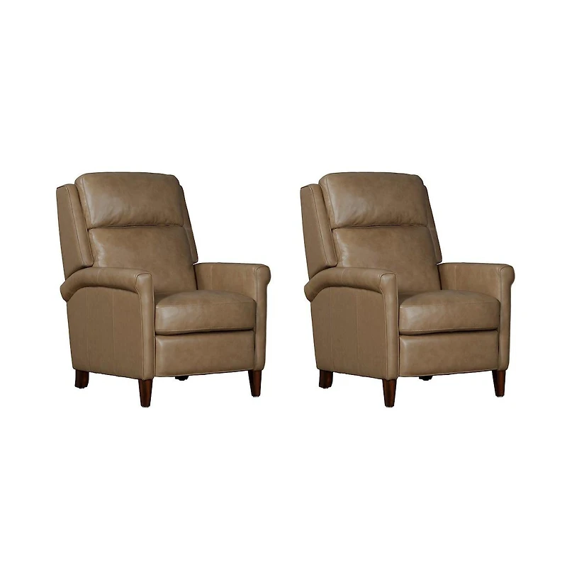 Parker Living Lotus Cream Power Cordless High Leg Recliner P2 Two Pack