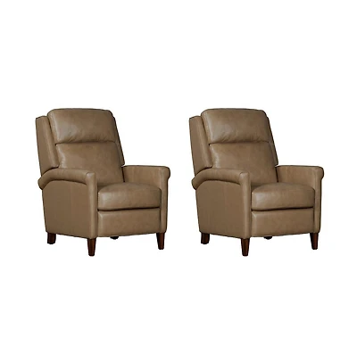 Parker Living Lotus Cream Power Cordless High Leg Recliner P2 Two Pack