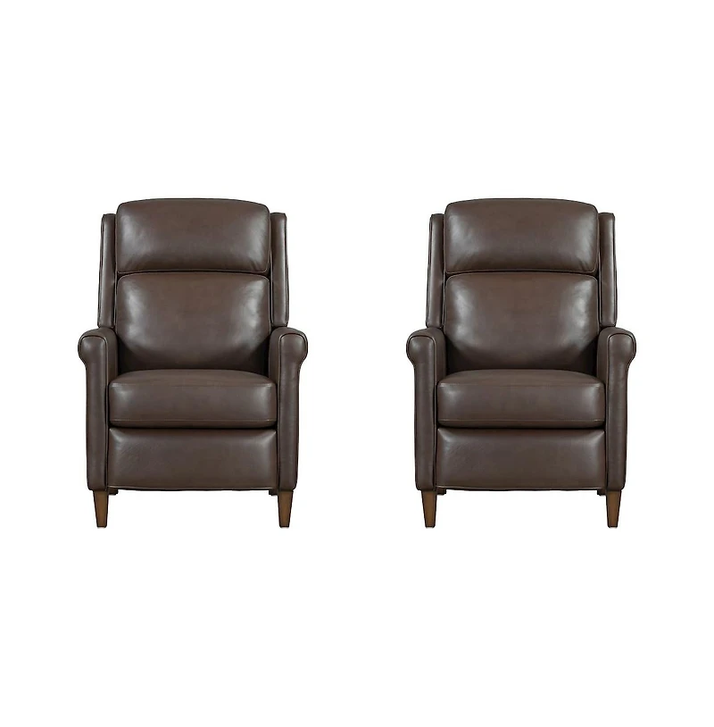Parker Living Walnut Whirl Manual Recliner Two Pack