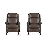 Parker Living Walnut Whirl Manual Recliner Two Pack