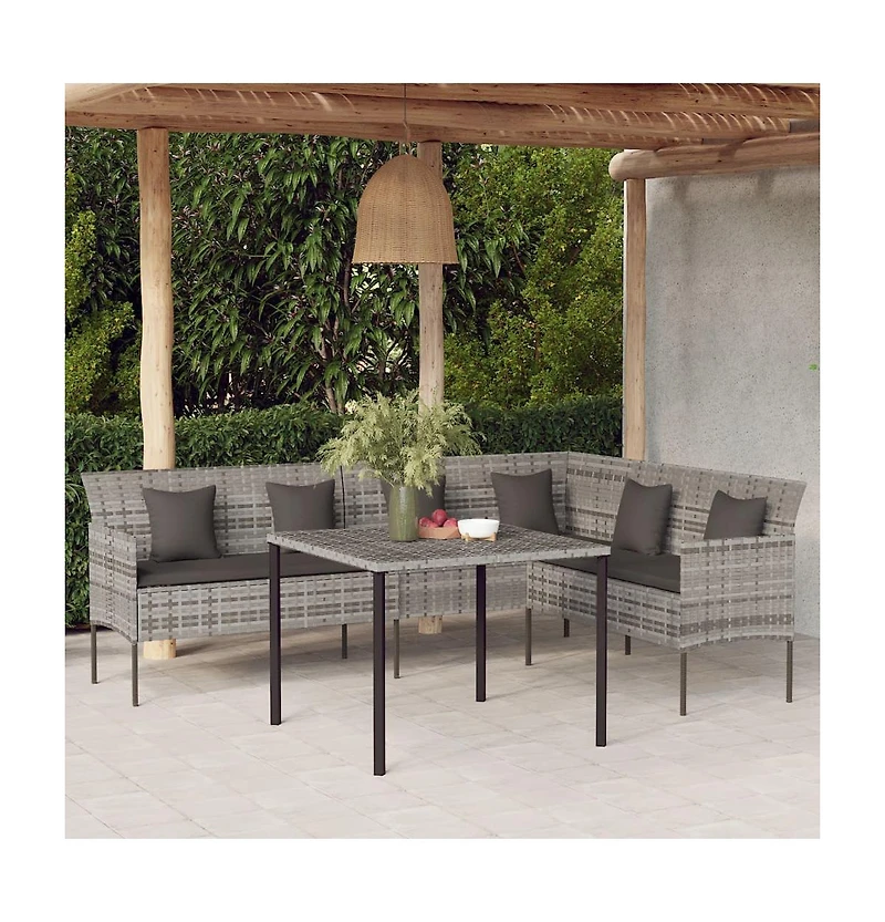Garden Sofa Grey, Anthracite