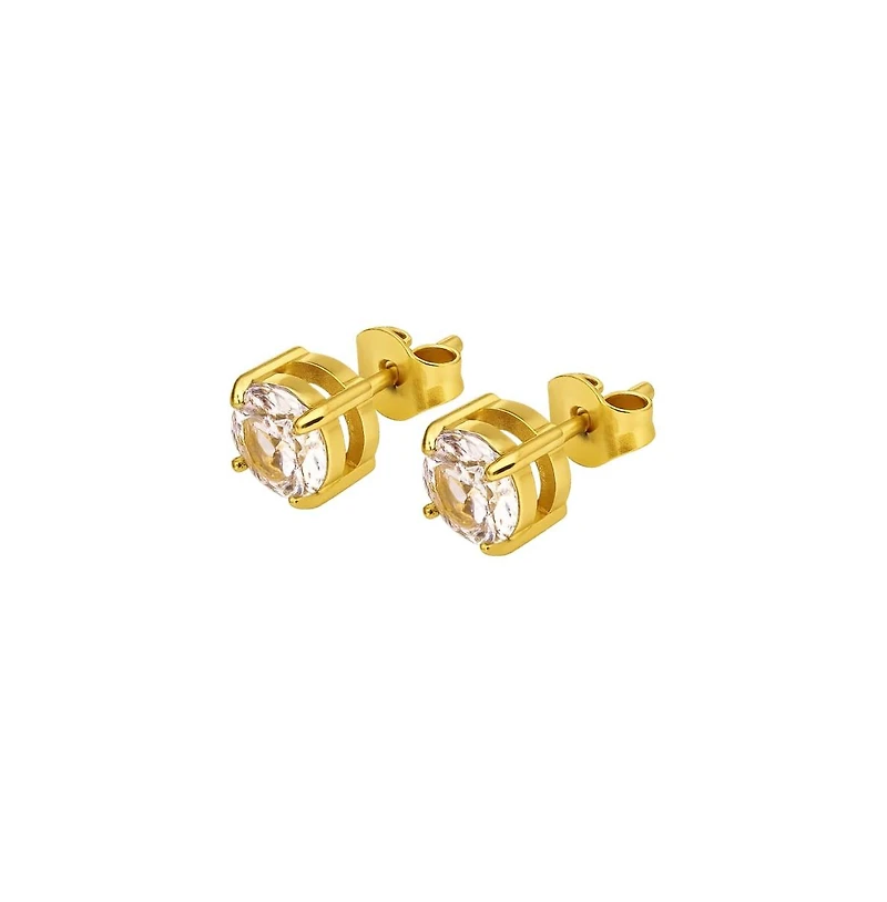 Emma Timeless Sparkle Crystal Stud Earrings