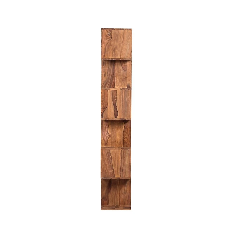 Porter Designs Urban Solid Sheesham Wood Shelf Bookcase