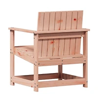Garden Chair Natural Wood Solid Douglas Wood Standard Sturdy