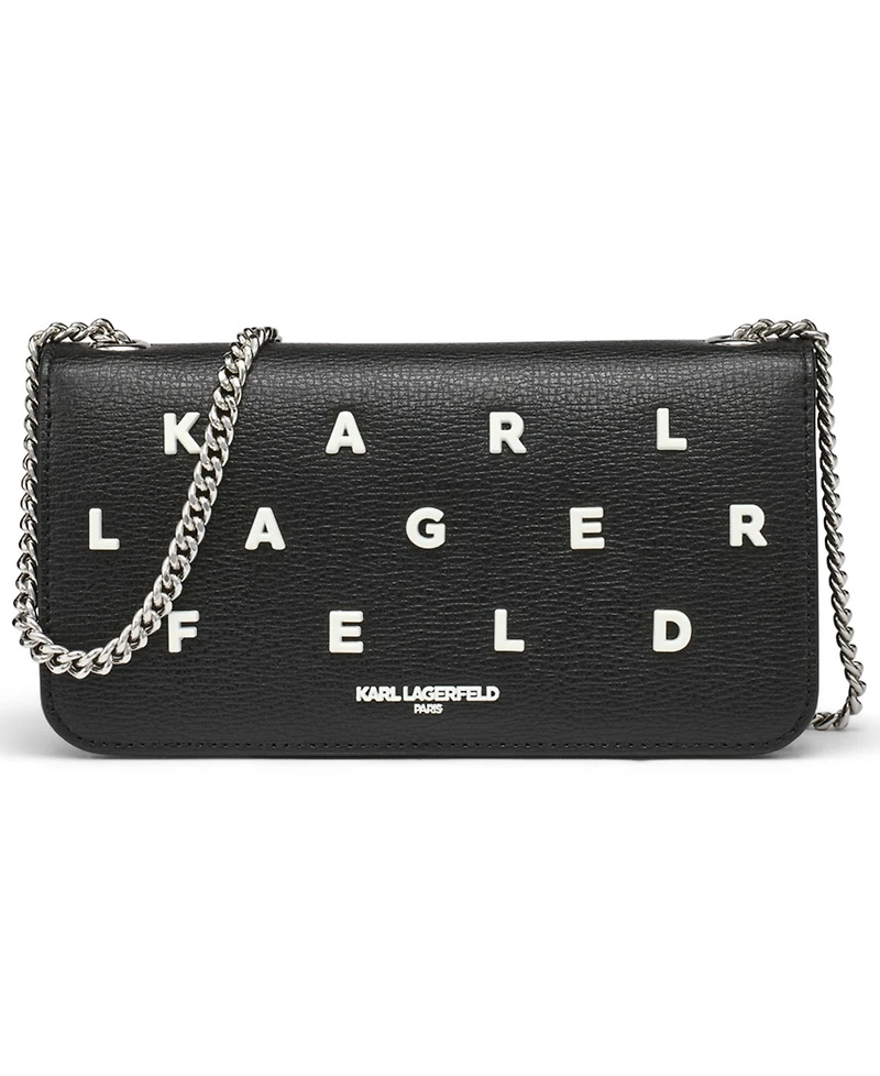 Karl Lagerfeld Paris Kosette Leather Shoulder Handbag