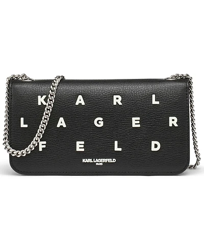 Karl Lagerfeld Paris Kosette Leather Shoulder Handbag