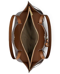 Michael Kors Emilia Extra Large East West Zip Pocket Tote Bag