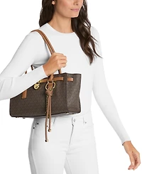 Michael Kors Hamilton Moderne Small Signature Logo Satchel Bag