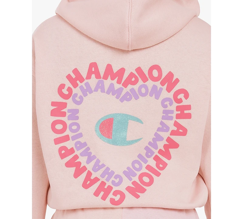 Champion Toddler & Little Girls 4T-6X 2-Piece Full Zip Hoodie and Joggers Set