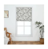 Shadisfy Peacock 100% Blackout Dual Layered Pull-Down Roman Shade for Windows