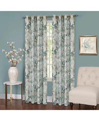 Kate Aurora Country Living 100% Thermal Lined Grommet Top Floral Room Darkening Curtains