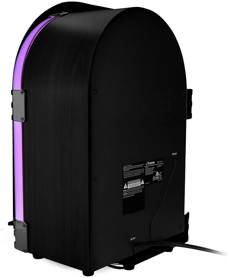 Victor Wilshire Desktop Bluetooth Led Jukebox Speaker with Fm Radio
