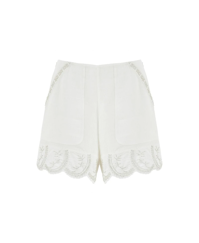 Nocturne Women's Stone Detailed Shorts