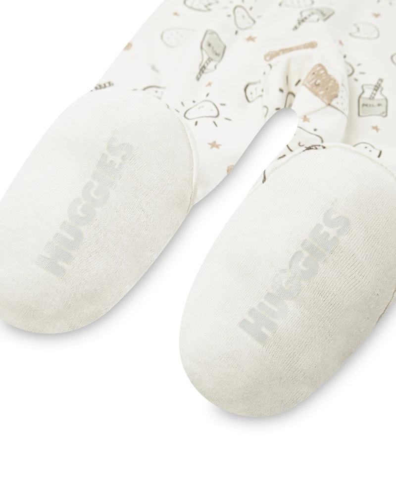 Huggies Baby Boys Full-Zip Sleep and Play Footed Coverall