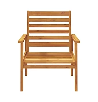Sofa Chair Natural Wood Solid Acacia Wood Standard Durable