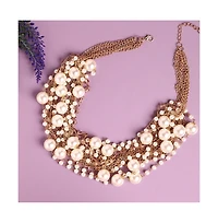 Sohi Pellet-Cluster Statement Necklace