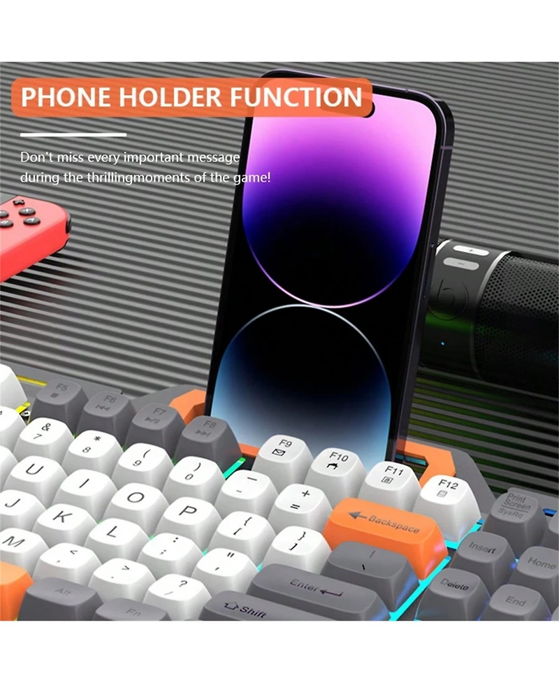 Wired Gaming Keyboard And Mouse Set - With Wrist Rest Keyboard, Suitable for Desktop, Laptop, Pc